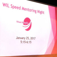 WIL Hosts Speed Mentoring Event