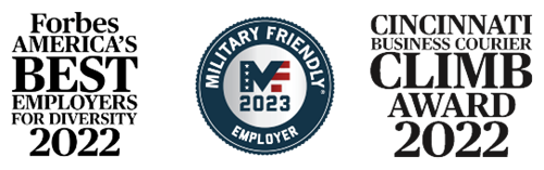 Forbes America's Best Employers for Diversity 2022 | Military Friendly Employer 2023 | Cincinnati Business Courier Climb Award 2022