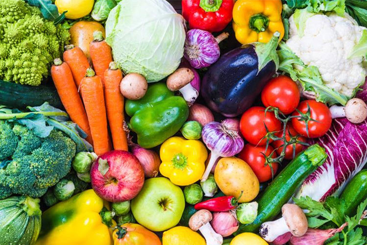 Bountiful Colorful Produce